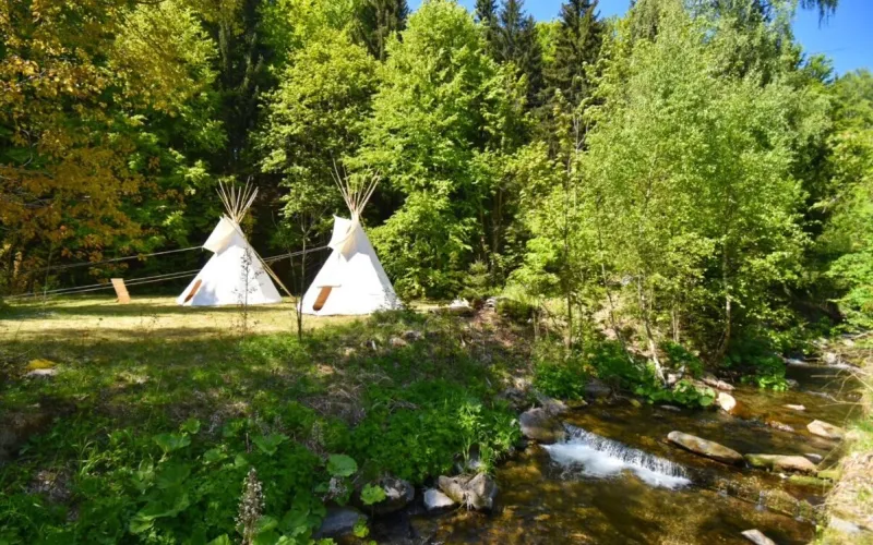 Ubytování v teepee