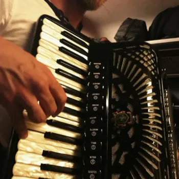 Harmonikář, harmonika, akordeon, heligonka, heligonkář
