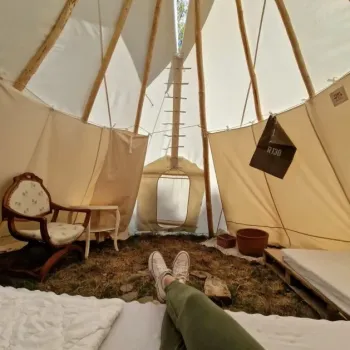 Ubytování v teepee