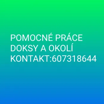 Pomocné a úklidové práce Doksy a okolí